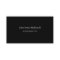 Plain & Simple Black Business Card