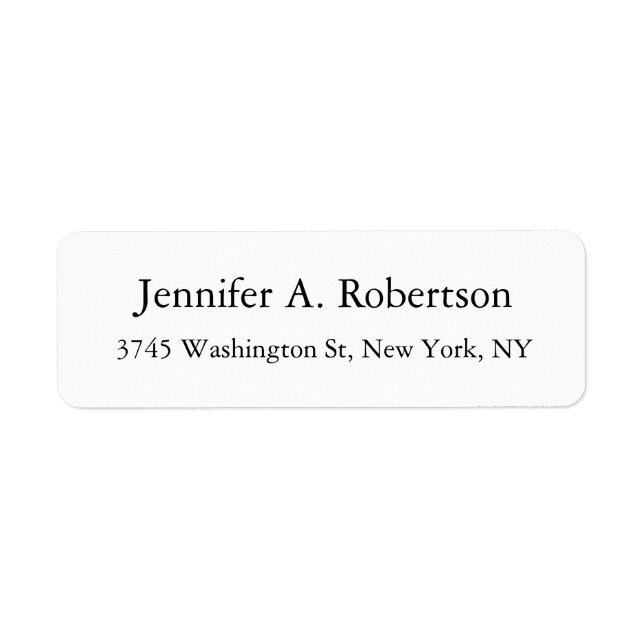 Plain Simple Elegant Classical Minimalist (Front)