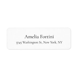 Plain Simple Elegant Modern Minimalist