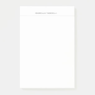 Plain Simple Minimalist Modern Professional Post-it Notes