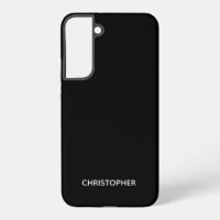 Plain Simple Personalized Black
