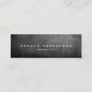 Plain Slim Chalkboard Professional Business Card