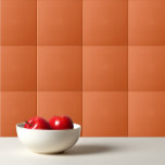 Plain solid colour carrot deep orange tile<br><div class="desc">Plain solid colour carrot deep orange design.</div>