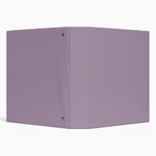 Plain solid colour purple dusty lavender binder