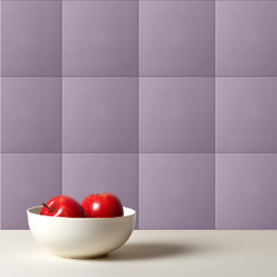 Plain solid colour purple dusty lavender tile