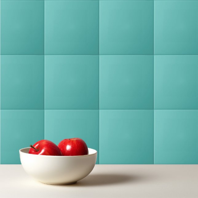 Plain solid eucalyptus pastel turquoise tile (Creator Uploaded)