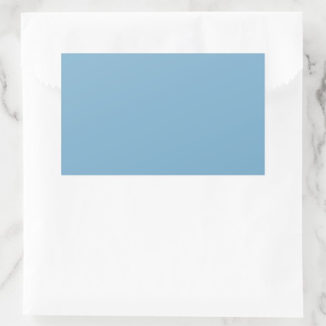 Plain solid pastel dusty blue sticker (Bag)