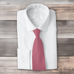 Plain solid pastel dusty rose tie