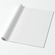 PLAIN SOLID WHITE | WRAPPING PAPER