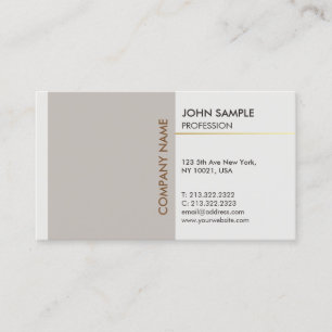 Plain Stylish Modern Professional Elegant Design Business Card