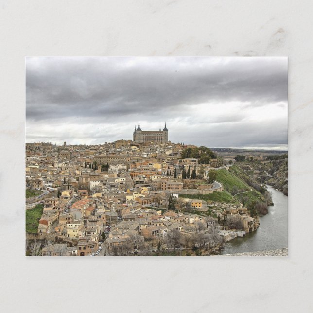 Plain Toledo, Spain, Rio Tajo Castile–La Mancha Postcard (Front)