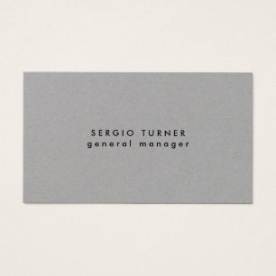 Plain Trendy Minimalist Professional Profile Card