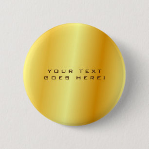 Plain Unique Special Gold Colour Background 2 Inch Round Button