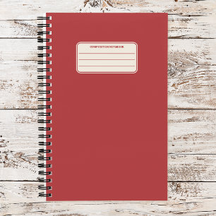 Plain Vintage Color Minimalist Notebook