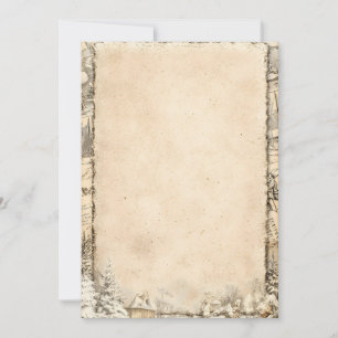 Plain Vintage Parchment Invitation Background   Ru