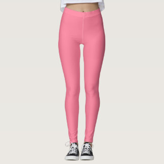Plain Watermelon Colour Leggings