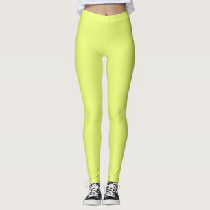 Plain Watermelon Yellow Green leggings