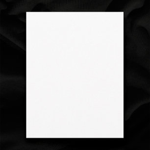 Plain White 4.25" x 5.5" Blank Wedding Details Enclosure Card