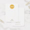 Plain White Add Your Logo Earring Display Card