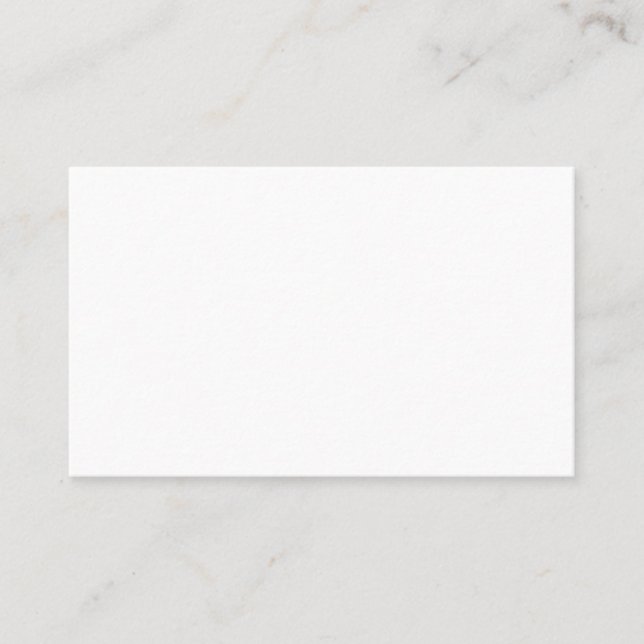 Plain White Australian 90mm x 55mm Matte Business Card (Front)