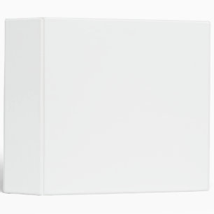 Plain White Avery Binder