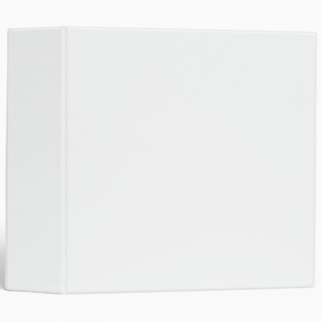 Plain White Avery Binder (Front/Spine)