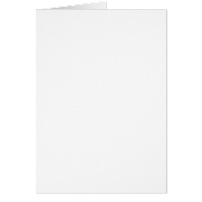 Plain White -Customize- Card (Front)