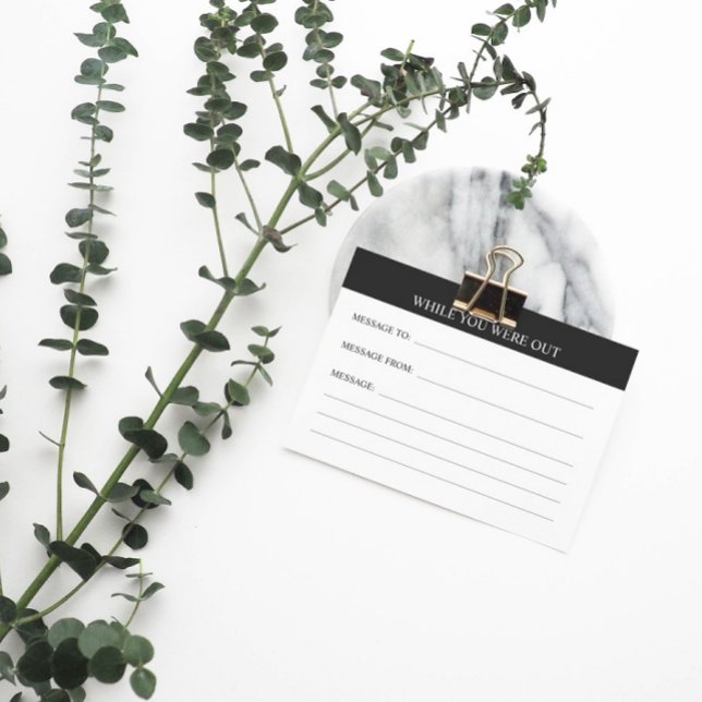 Plain White Gray Phone Message Post-it Notes (Creator Uploaded)