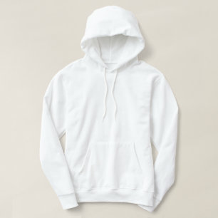 Plain White Hoodie
