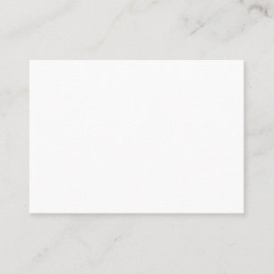 Plain White Mighty 3.5" x 2.5" Rectangular Matte Business Card