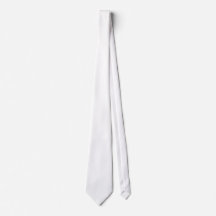 Plain White NeckTie