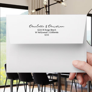 Plain With Return Address Envelope