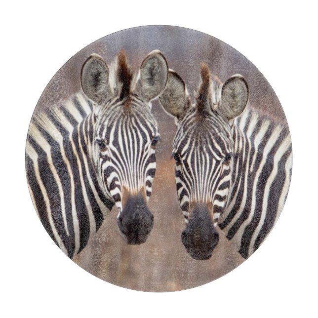 Plain Zebras, Kruger National Park Cutting Board (Front)