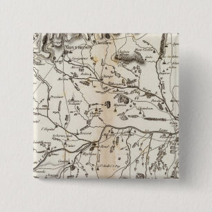 Plaine de Montbrison 2 Inch Square Button