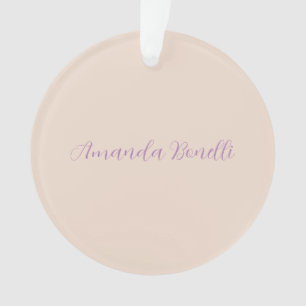 Plaine rose Champagne Simple Minimaliste Moderne