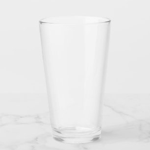 Plaine tasse en verre de 16 onces