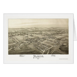 Plaines, carte panoramique de PA - 1892