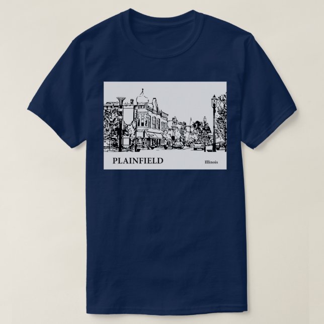 Plainfield Illinois TShirt 2 (Design Front)