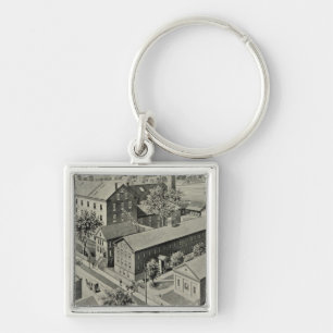 Plainville Connecticut Illustration Keychain
