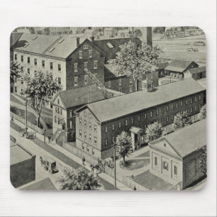 Plainville Connecticut Illustration Mouse Pad