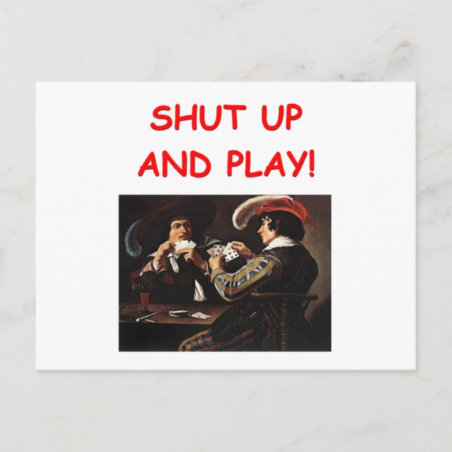 plaisanterie des joueurs de cartes (Devant)