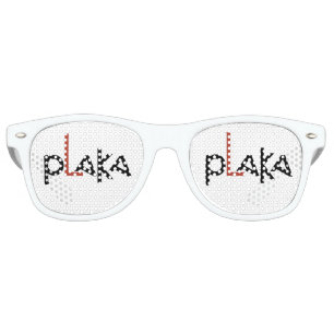 Plaka Logo Retro Sunglasses