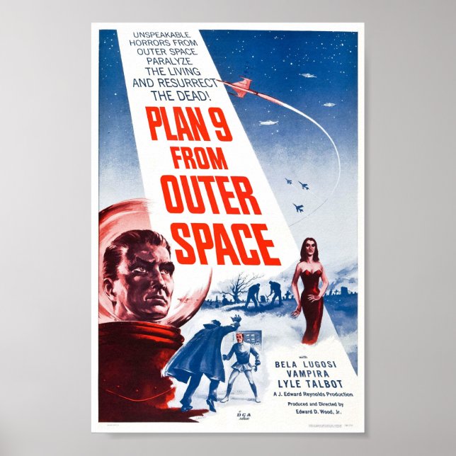 Plan 9 From Outer Space Poster (Front)