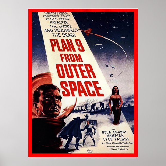 Plan 9 From Outer Space Poster (Front)