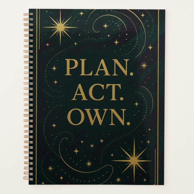 “PLAN. ACT. OWN.” A Spirit-Wired™ Planner (Devant)