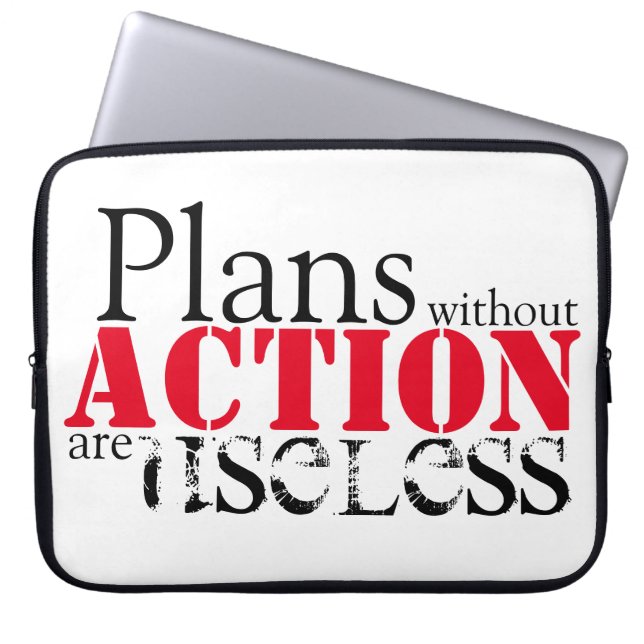 Plan Action Laptop Sleeve (Front)