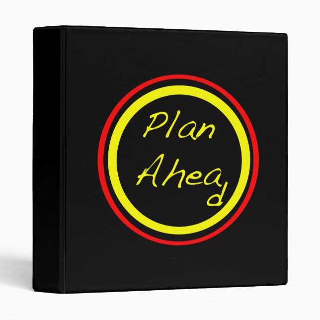 Plan Ahead Binder (Front/Spine)