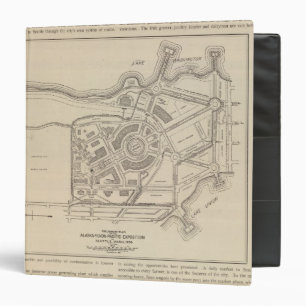 Plan, Alaska Yukon Pacific Exposition, Seattle Binder