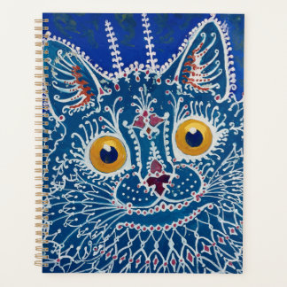 Plan de chat bleu