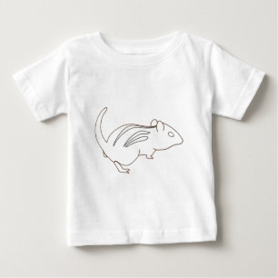 Plan de chipmunk sur les t-shirts